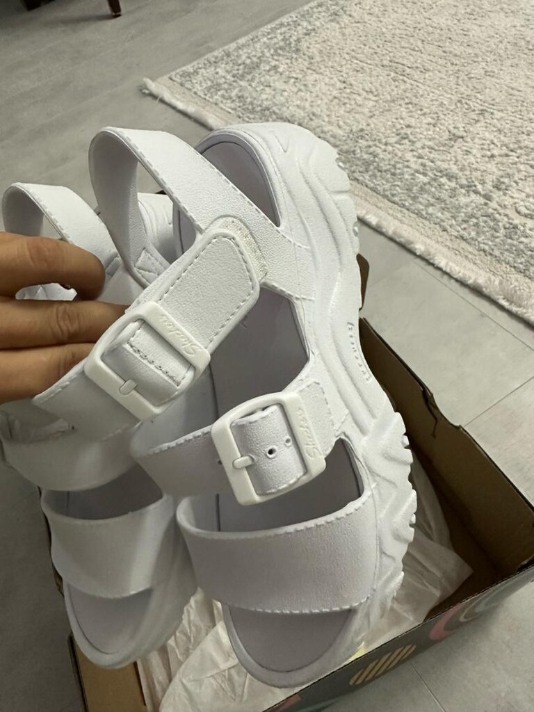 Skechers sandalet 37 numara beyaz - 5