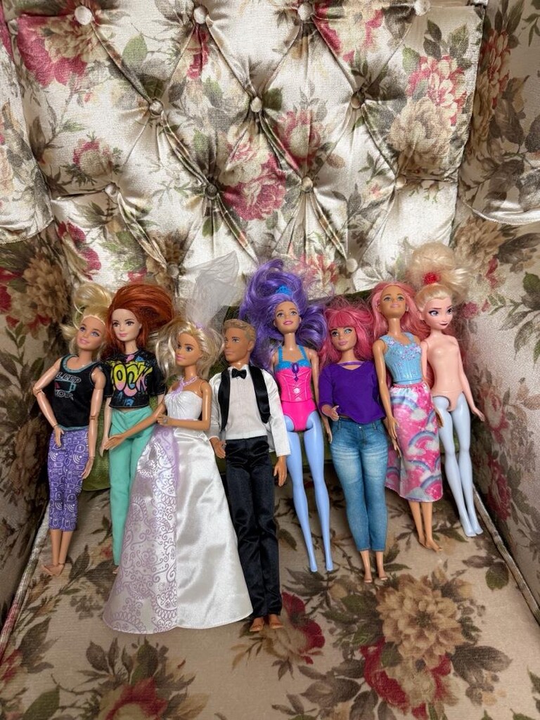 2 adet barbi evi ve 8 adet barbi set - 7