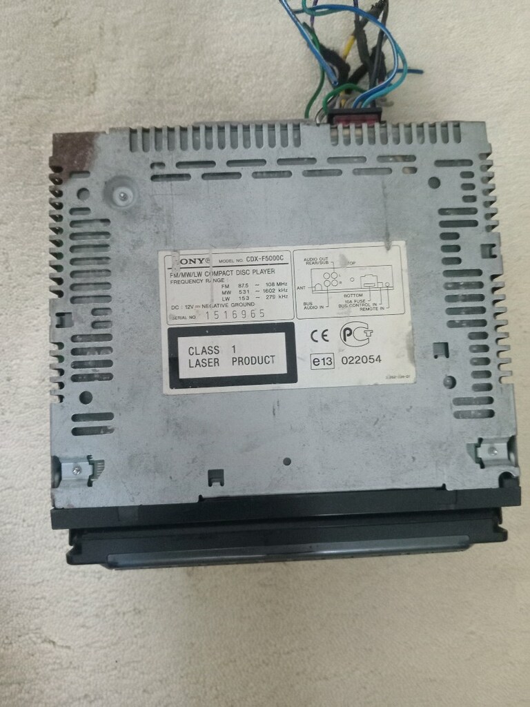 Sony cdx f5000c - 3
