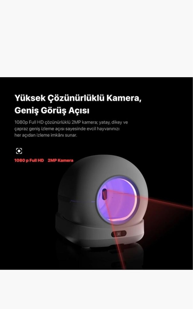 xenon otomatik kameralı kedi tuvaleti - 3