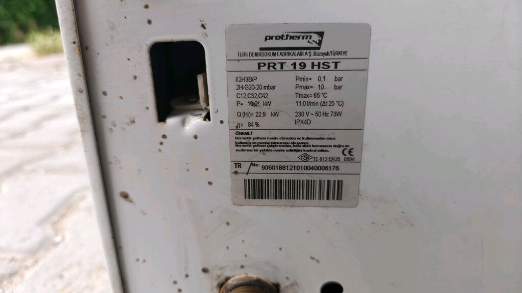 dogal gazlı şohben protherm - 2