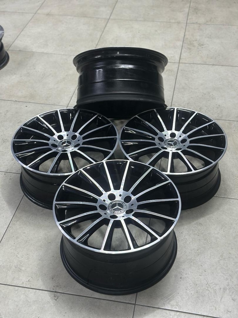18 inç 5x112 Mercedes jant takımı ön arka set - 4