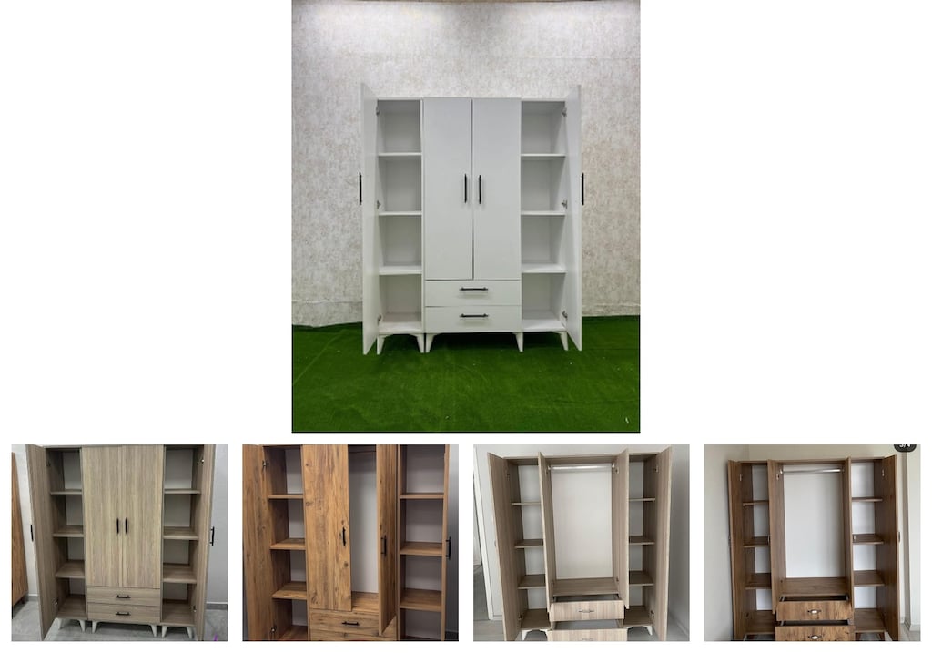 4 kapaklı elbise dolabı cvvermxvze - 2