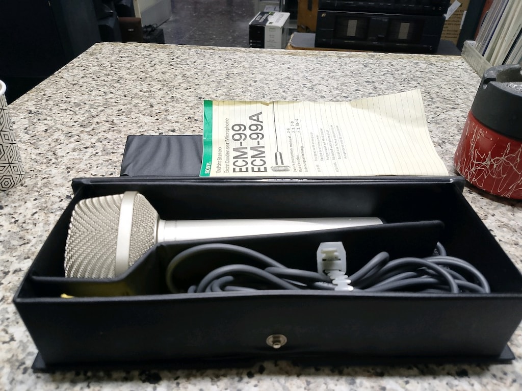 sony ecm-99 vintage mikrofon - 4