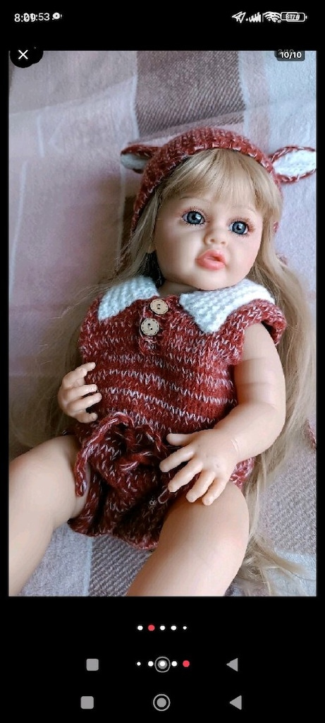 YENİ REBORN BEBEK OYUNCAK BEBEK SİLİKON BEBEK - 2