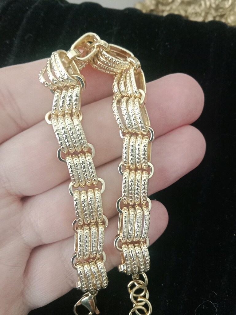 14 K kuyumcu işçiliği xupıng marka bileklikler - 5