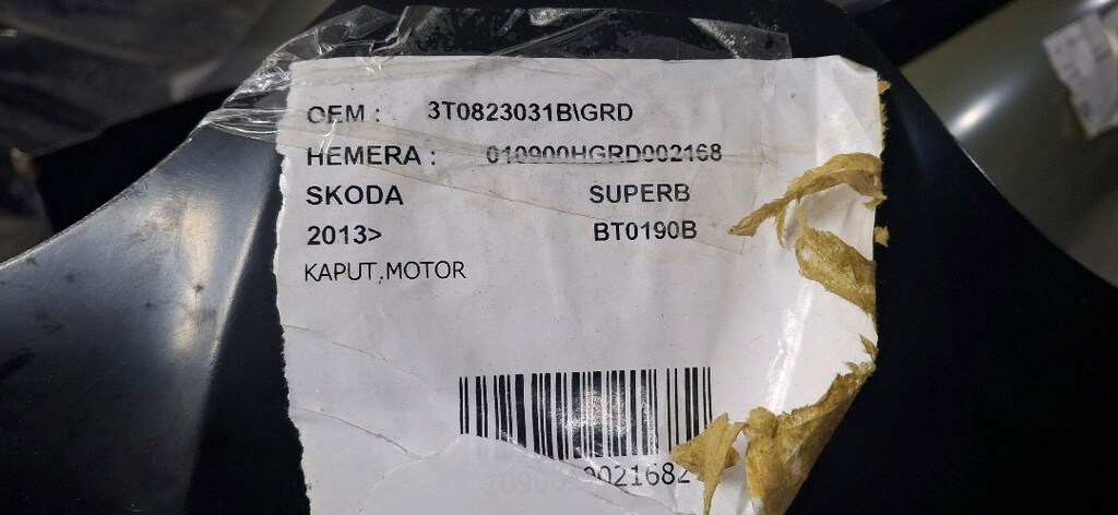 SKODA SÜPER B MOTOR KAPUTU SIFIR 13-15 - 4
