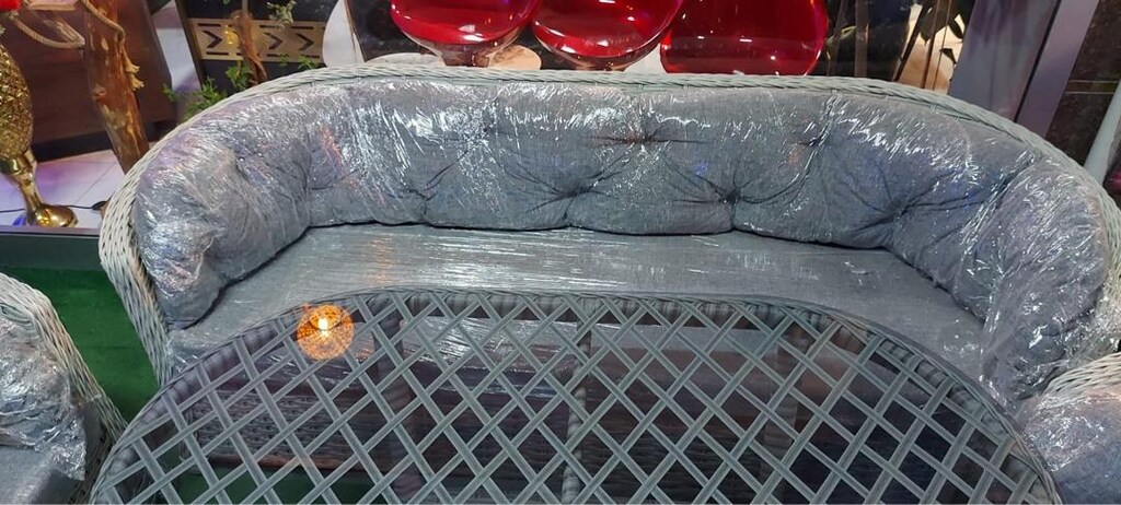 GÖSTERİŞLİ KALİTELİ RATTAN BALKON BAHÇE TAKIMI - 4