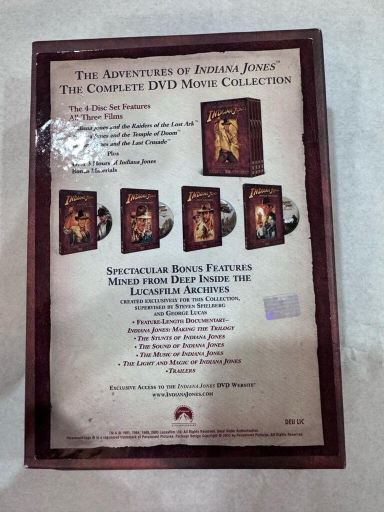 Indiana Jones DVD Kolleksiyonu - 3