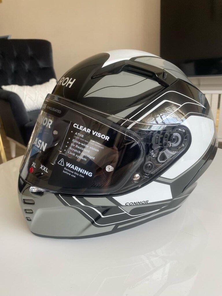 AIROH CONNOR DUNK BLACK GLOSS KASK XL BEDEN SIFIR KUTULU - 3