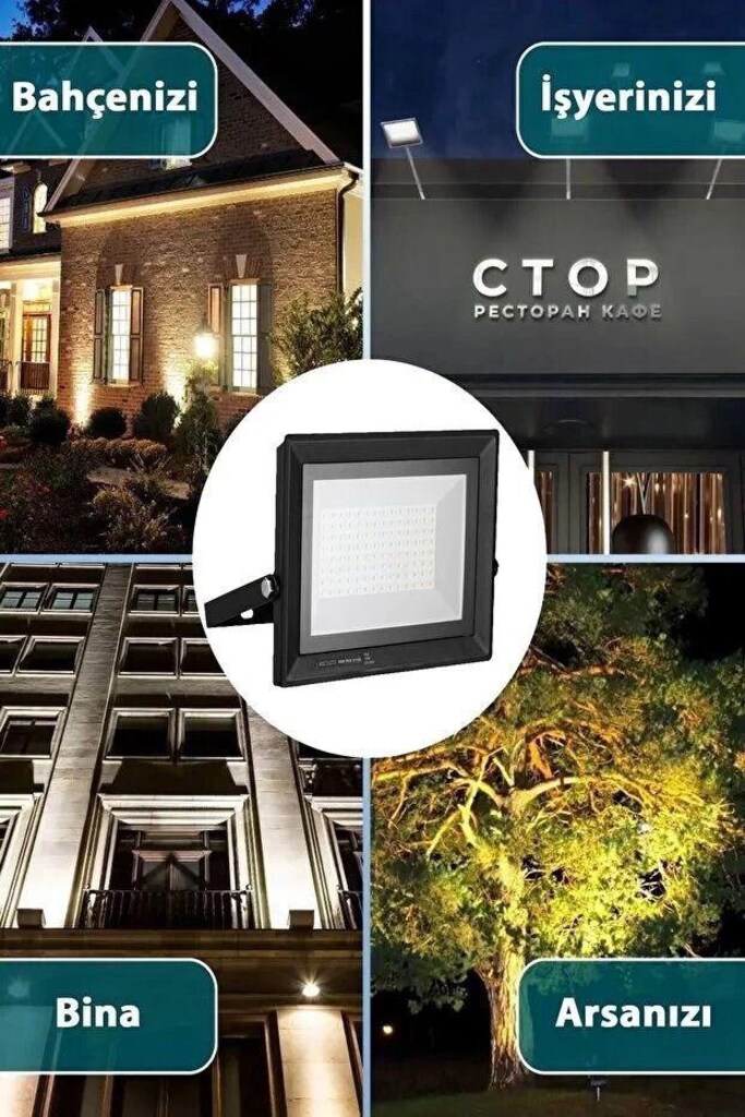 100W GÜNIŞIĞI LED PROJEKTÖR IP 66 - 4
