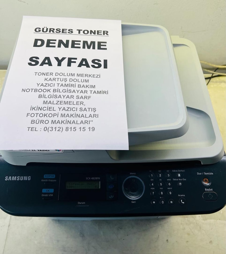 Yazıcı Samsung 4828 FN Fotokopi Tarayacı Faks Networklu ekonomik - 7