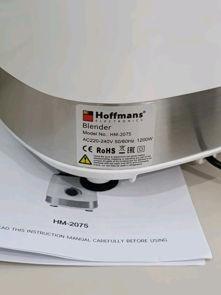 Hoffmans 1.5 L 1200W Cam Sürahili Buz Kırıcı Blender - 3