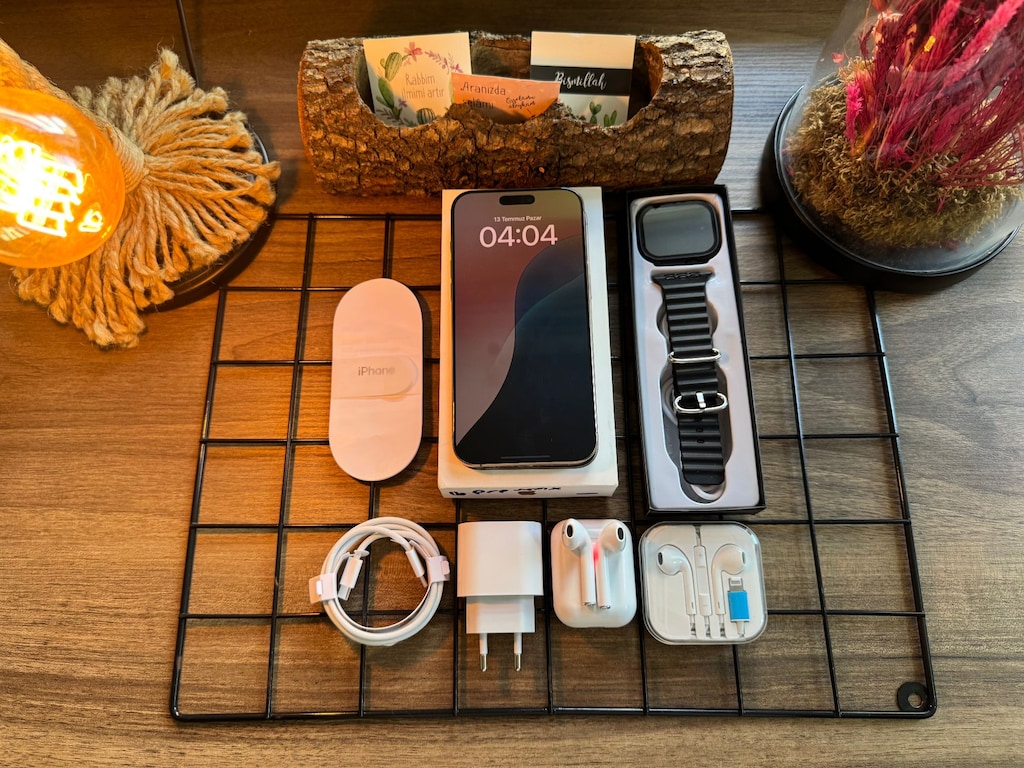 GARANTİLİ İPHONE 16 PRO DESERT TİTANİUM - 4