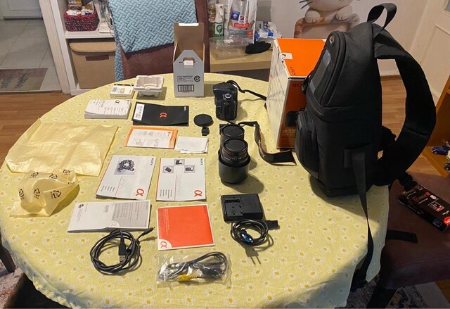 Sıfır Ayarında-Kutulu-Lowepro Çantalı-Sony A350 Fotoğraf Makinası