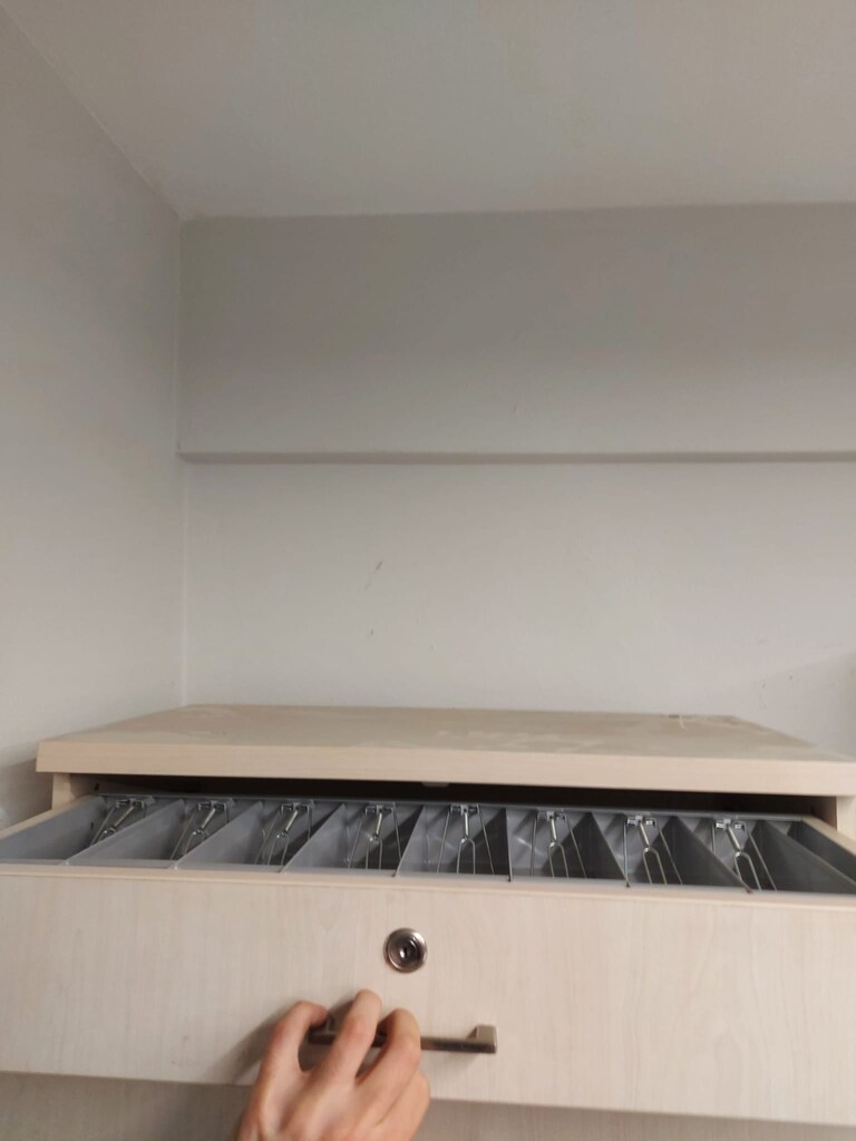 KLAS OFİS ÜSKÜDAR 80x60x40 AKÇAAĞAÇ RENK ÇEKMECELİ DOLAP - 5