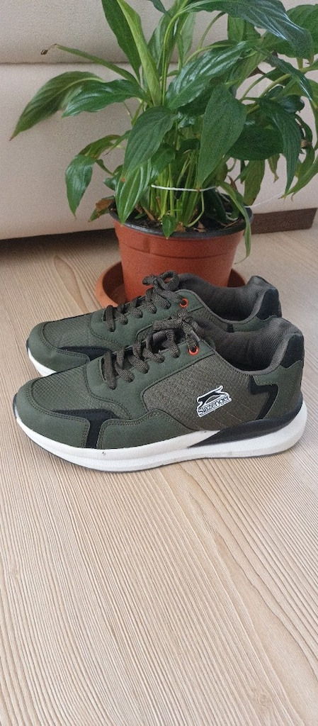 Slazenger Zurih New I Haki-Siyah Kadın spor ayakkabı