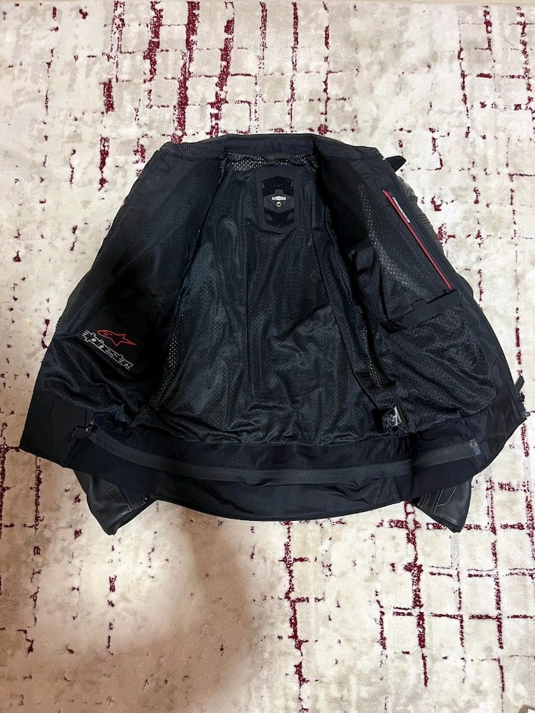 Alpinestars Missile V2 Airflow Leather motosiklet montu - 5