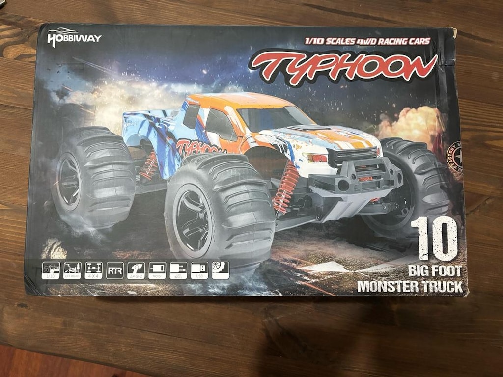 HOBBIWAY TYPHOON MT660 – 1/10 4WD MONSTER TRUCK - 8