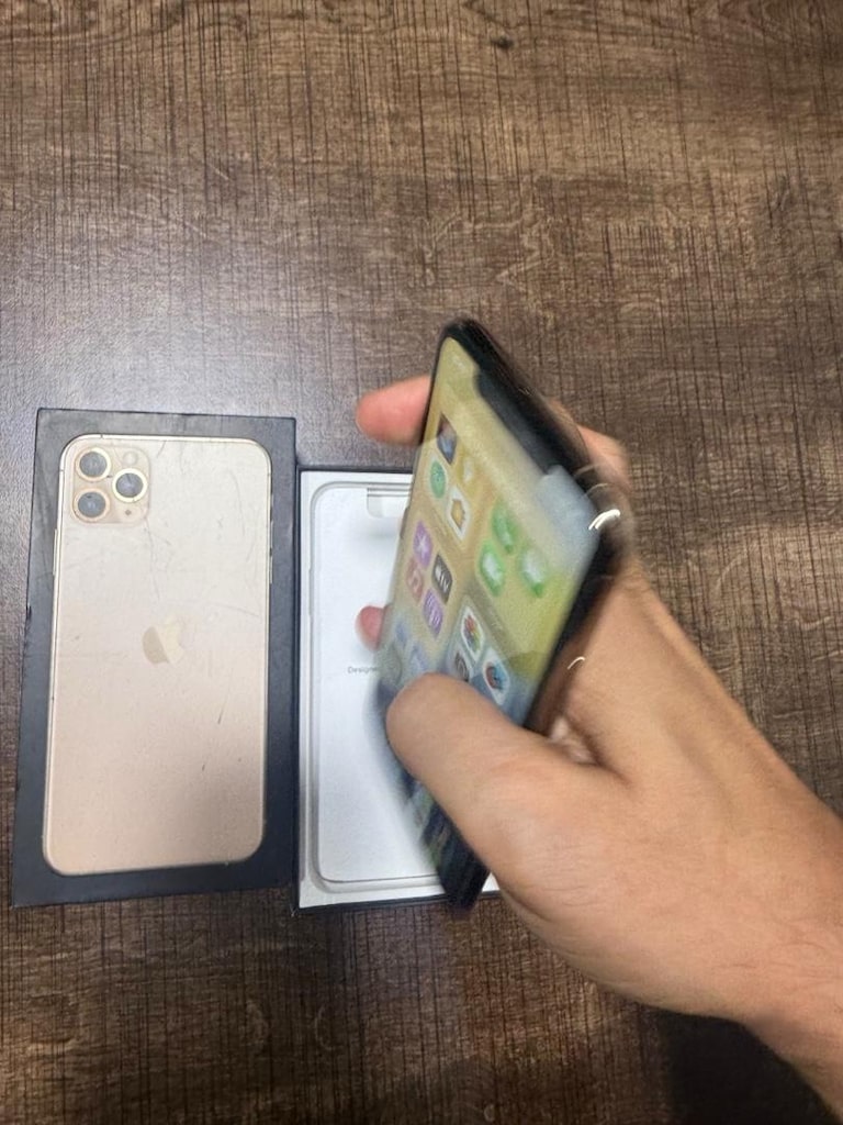 İPHONE 11 PRO MAX GOLD 64 GB YURTİÇİ HERŞEYİ ORJİNAL HATASIZ DEĞİŞENSİ - 7