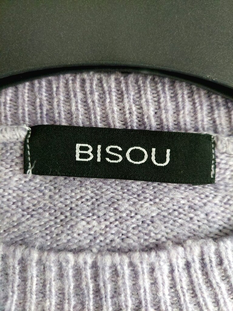 BİSOU lila Crop Triko&kazak - 9