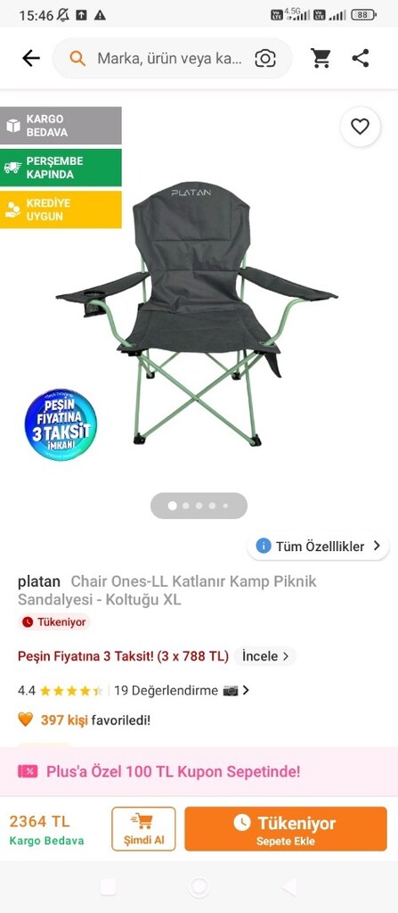 Platan Kamp Sandalyesi - 4
