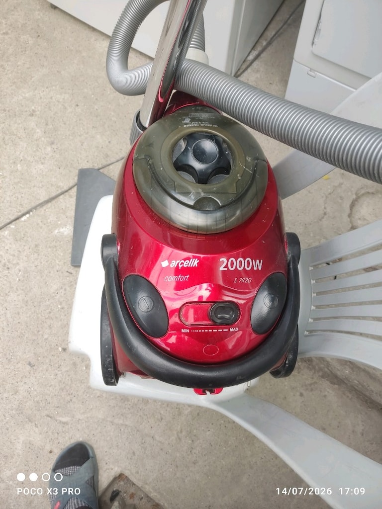 Arçelik marka elektrikli süpürge toz torbasız - 4