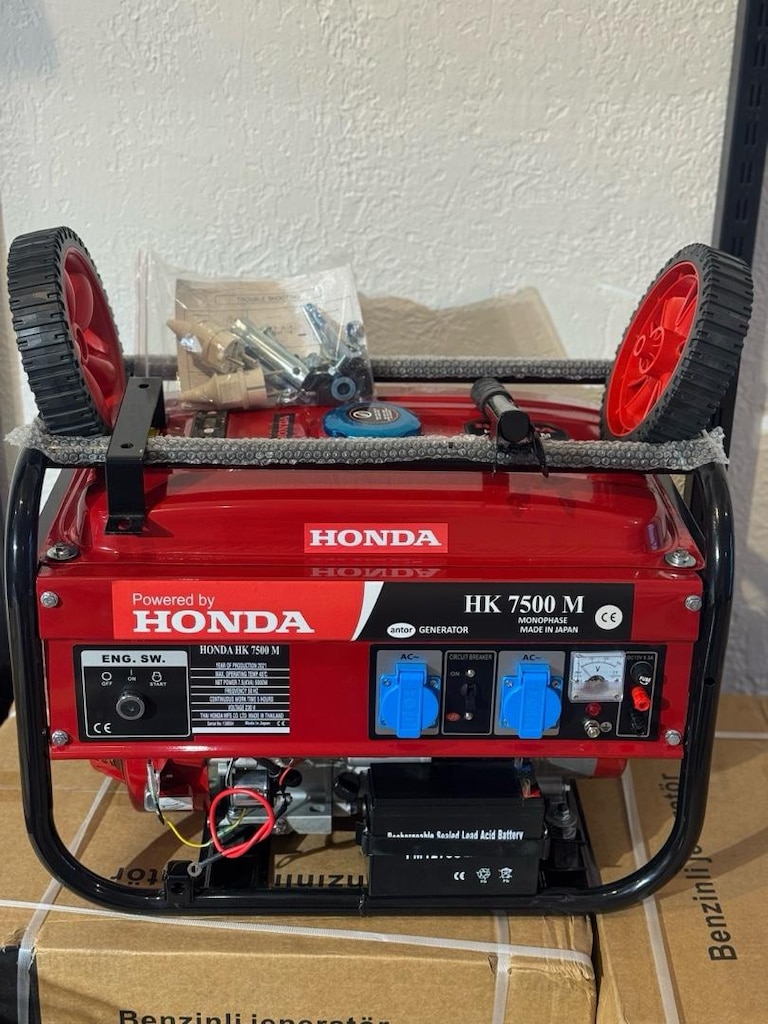 HONDA PROFESYONEL 7.5 KV MARJLI JENERATÖR BENZİNLİ SIFIR ÜRÜNDÜR - 5