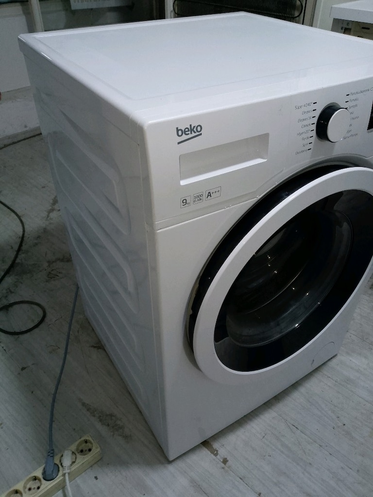 BEKO MARKA 9KG ÇAMAŞIR MAKİNESİ ÇALIŞIR DURUMDA SORUNU YOK SIFIR AYARI - 7
