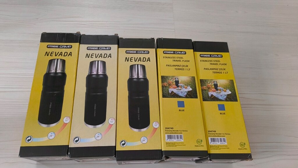 Free Camp Nevada 1 LT Paslanmaz Çelik Termos - 6