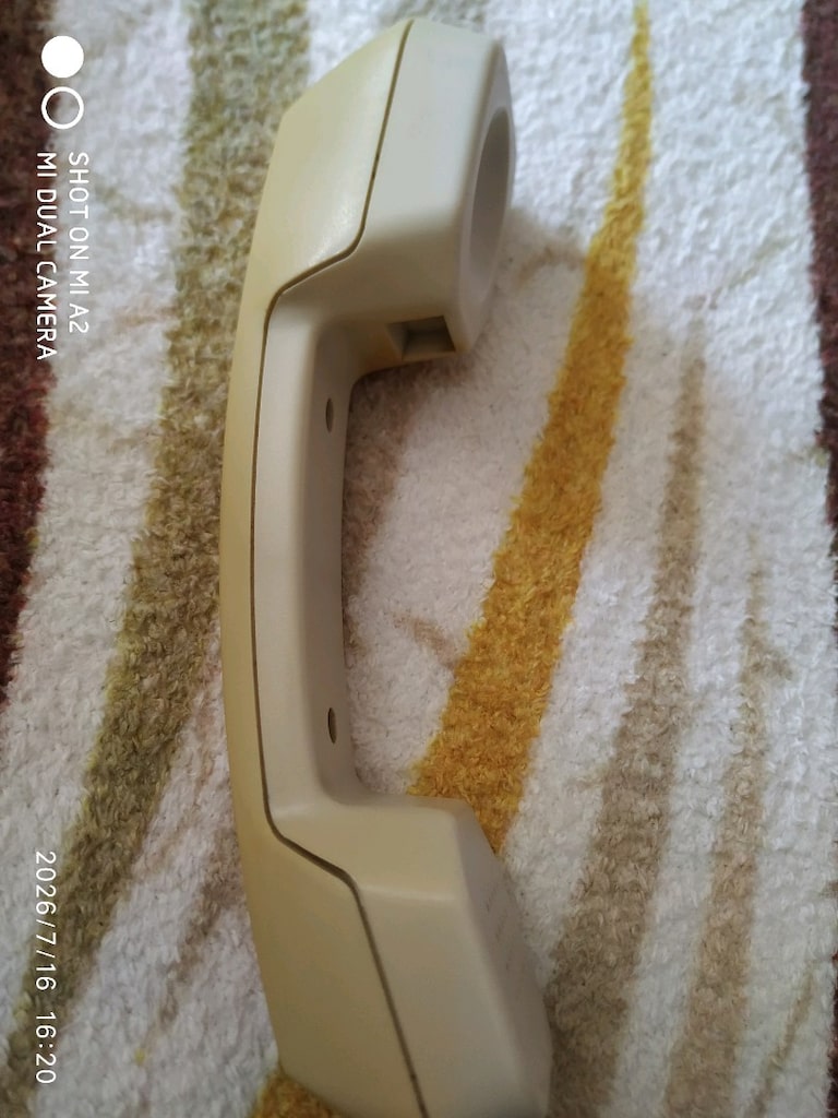 NETAŞ marka masa üstü tuşlu telefon, krem renk - 9