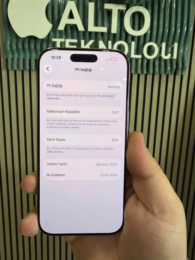 16 PRO 256 GB ÇÖL TİTANYUM AVRUPA 12 AY AÇIK ! - 9