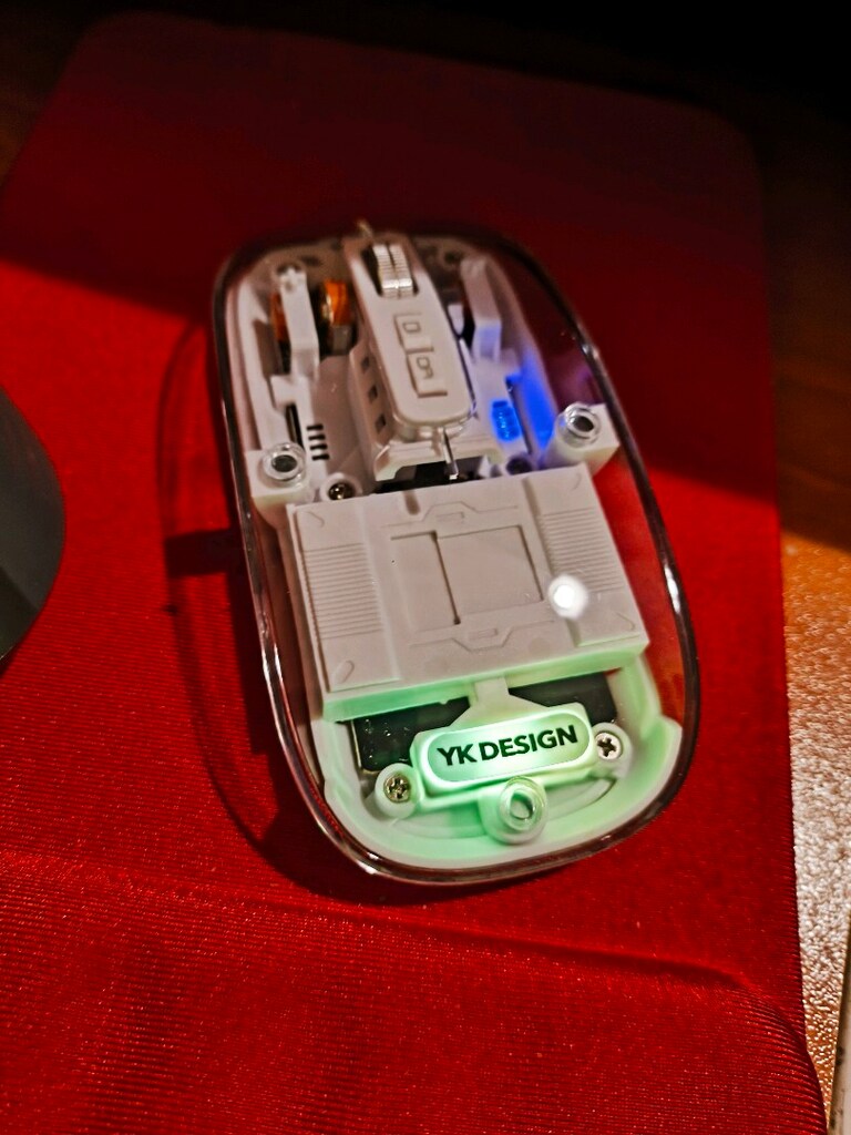transparan sessiz tuşlu Bluetooth destekli şarjlı mause - 2