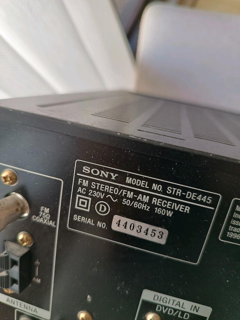 Sony STR-DE445 Dijital Ses/Video Ev Stereo Alıcısı - 5