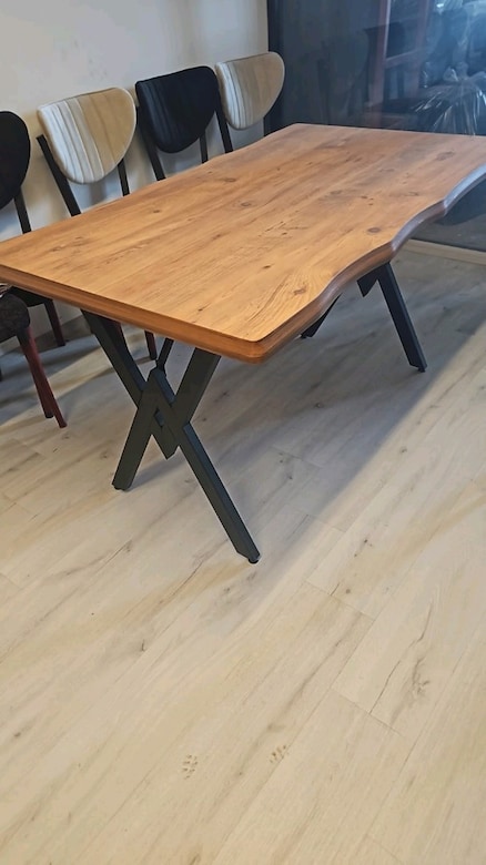 Kütük görünümlü MDF masa - 2