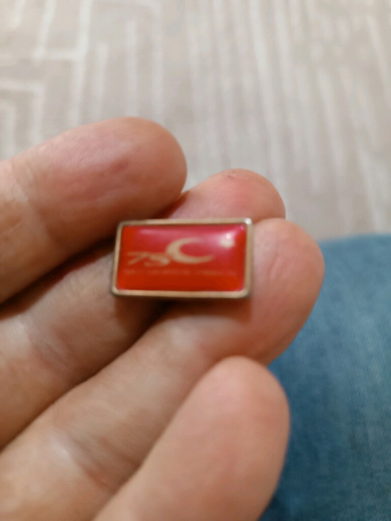 Koleksiyonluk Cumhuriyet 75. Yıl Rozet Yaka Broş - 3