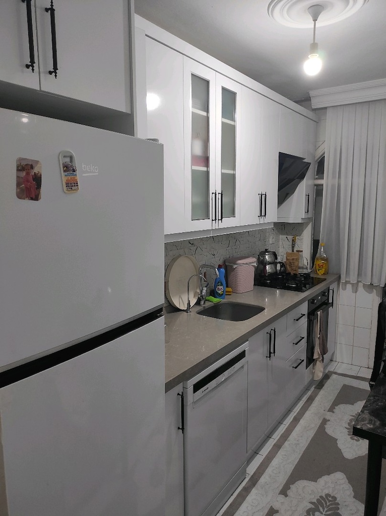 mutfak dolabı mdf cimstone mermer yeni - 3