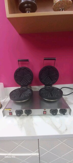 Waffle Makinesi kitchbox, çiçek waffle