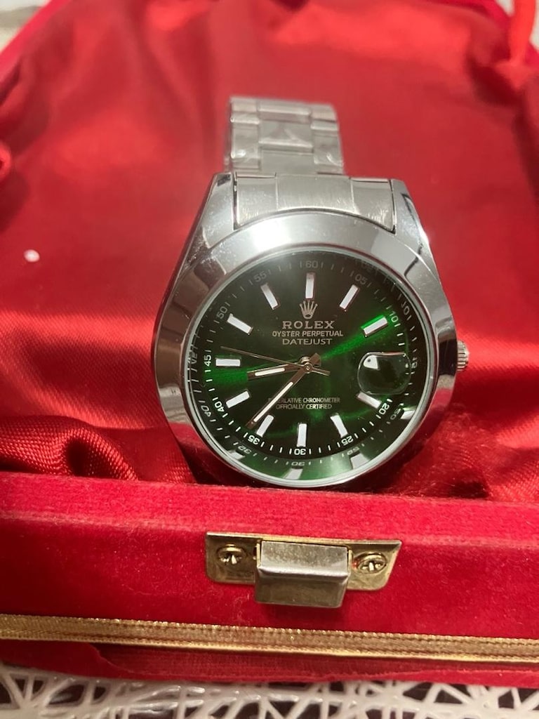 Rolex Oyster Perpetual Datejust Yeşil Kadranlı erkek kol saati… - 3
