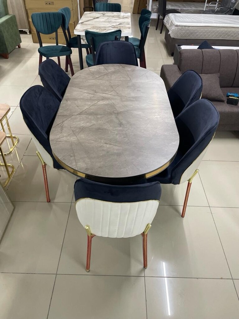 MDF Tokyo 6 kişilik yemek masası - 2