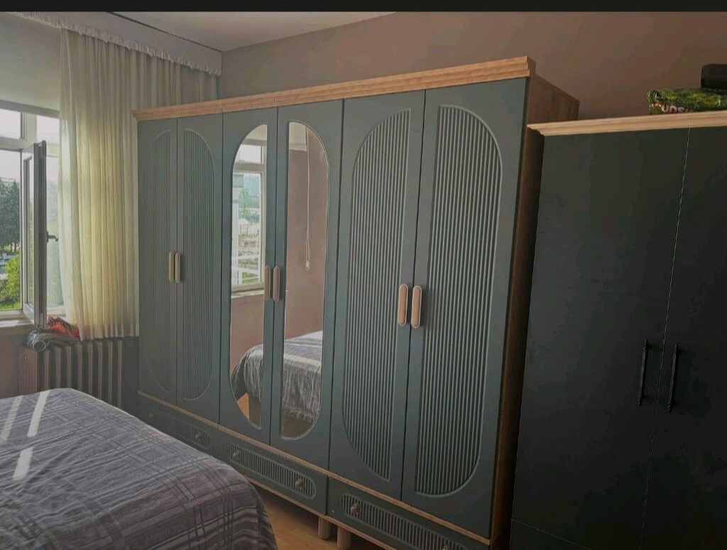 Bohem Gardırop, 6 Kapılı MDF Dolap, 6 Kapaklı MDF Gardırop SIFIR - 6