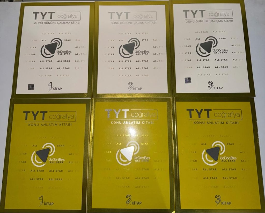 56 ADET FULL SET 345 ALL STAR TOPLAM SIFIR TYT-AYT - 6
