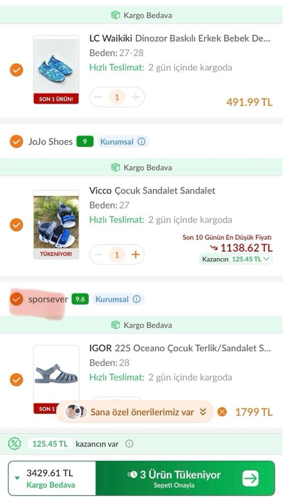 Igor & Vicco Çocuk Sandalet Seti Oyuncak Araba Hediyeli - 7
