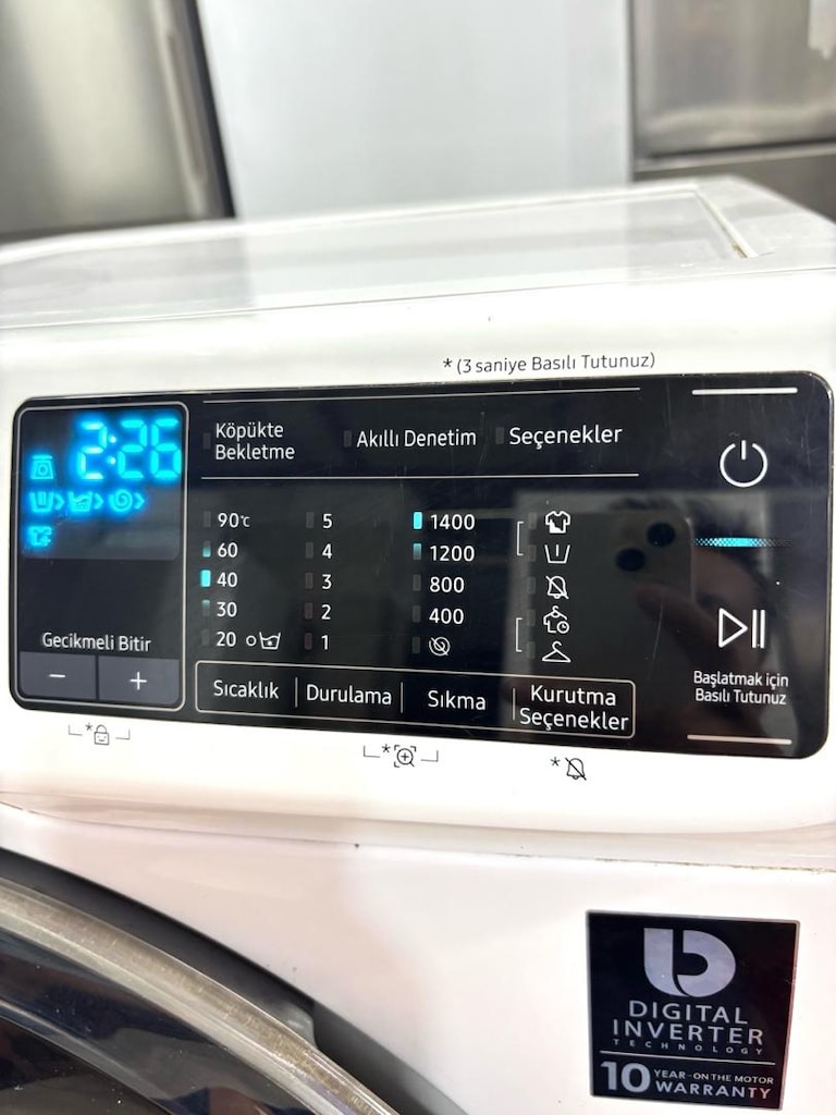 SAMSUNG ECOBUBBLE | 10 KG YIKAMA + 8 KG KURUTMA | 1400 DEVİR - 5