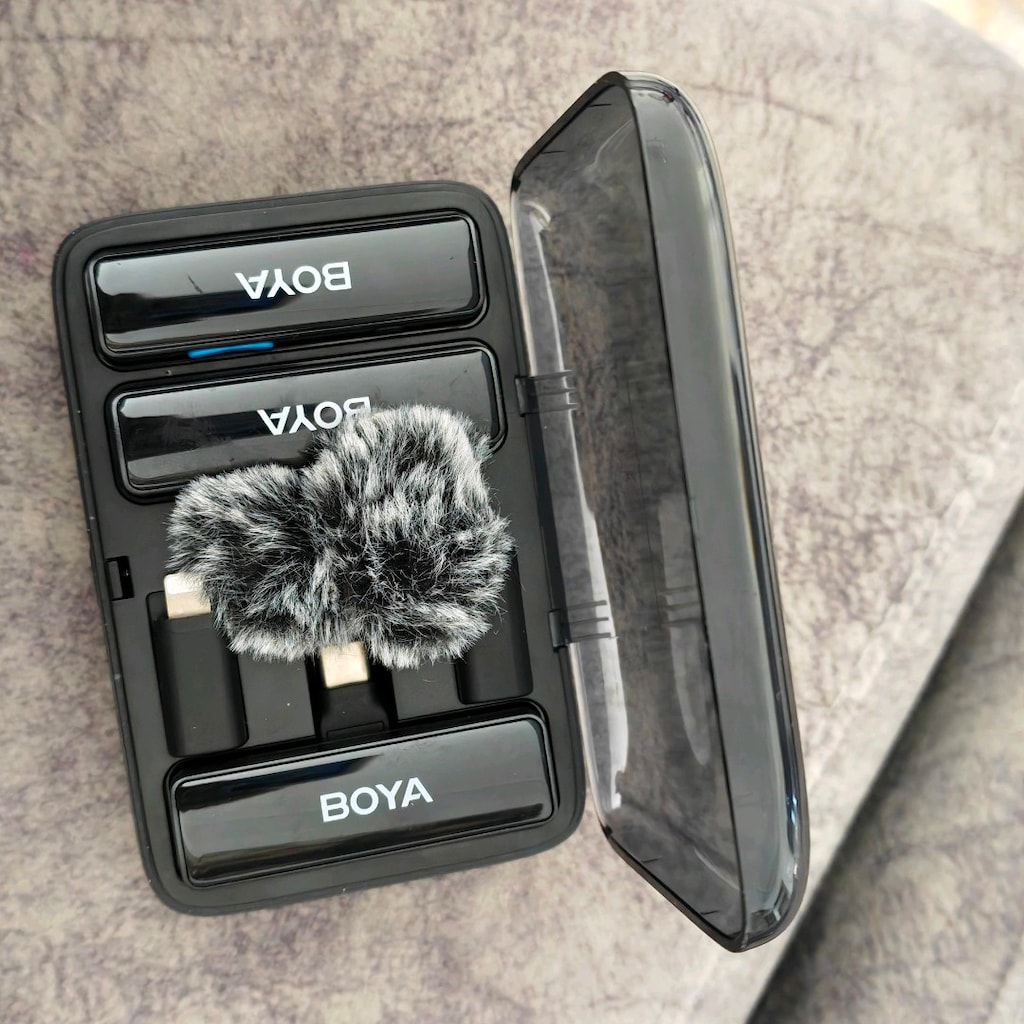 Boya kablosuz mikrofon all in one - 5