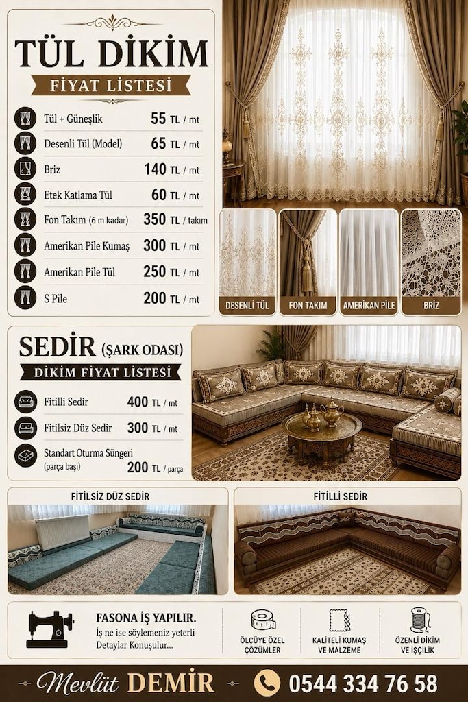 PERDE- ŞARK ODASI YATAK VS - 4