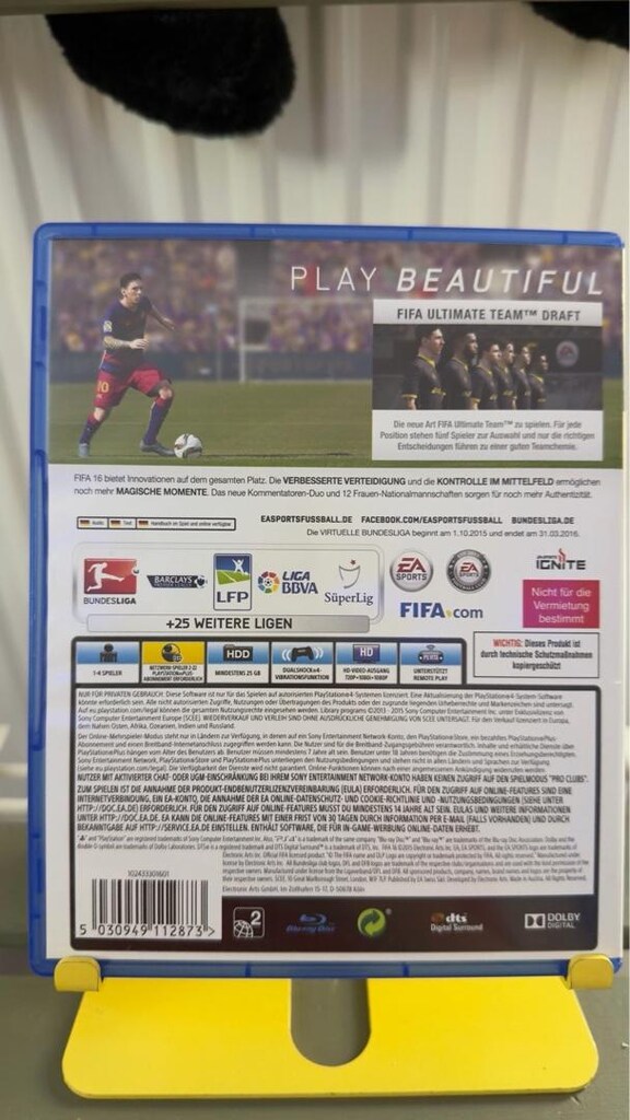 Fifa 16 Temiz Sorunsuz PS4 - PS5 - 4