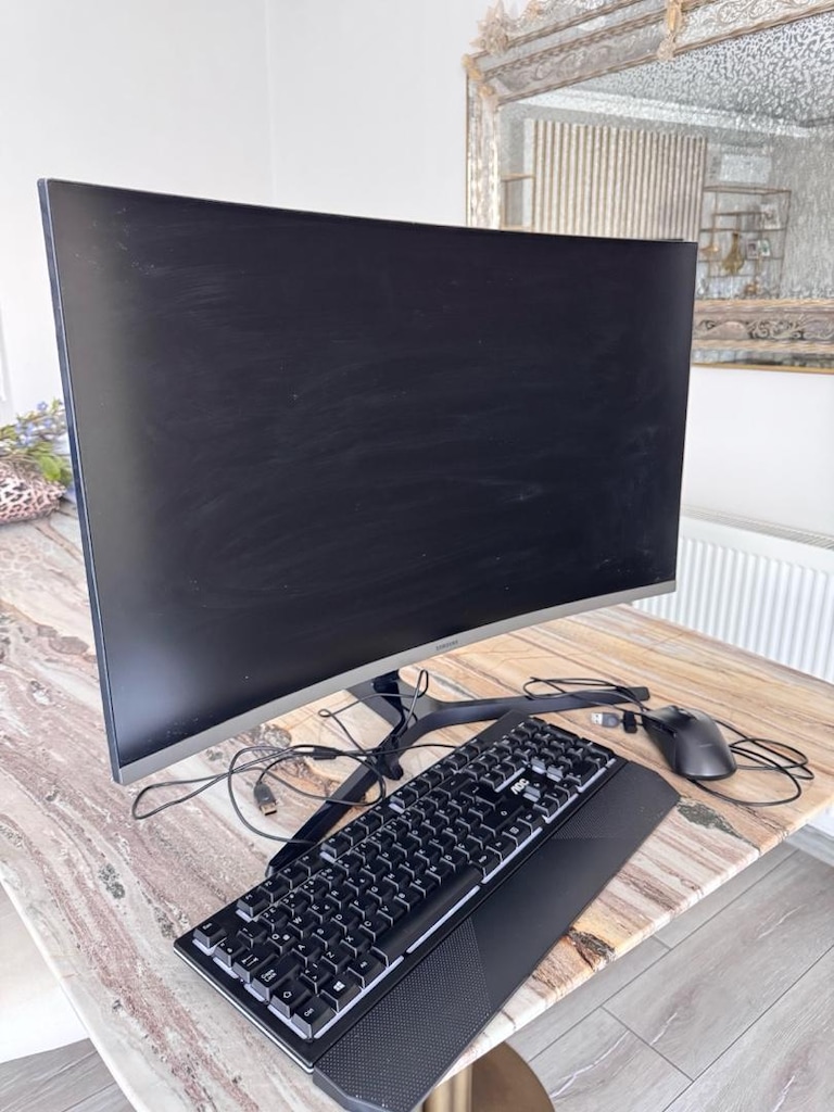 Az Kullanılmış Oyuncu Bilgisayarı RTX-3060Ti+i5 12400F+32”Curved Ekran - 13