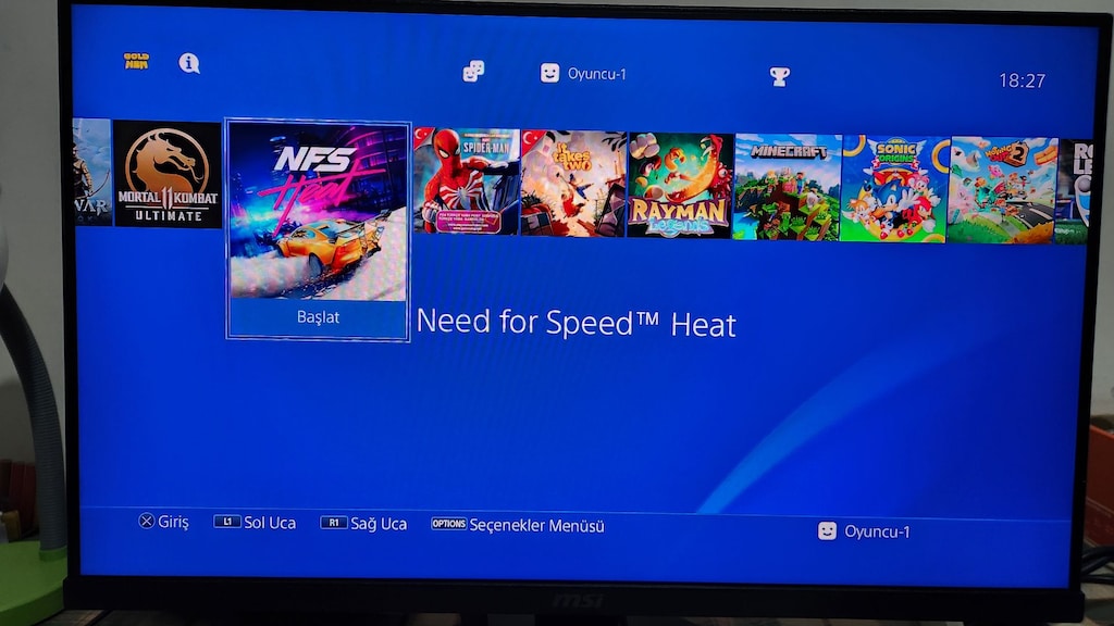 PS4 Pro 1 TB 4K, FC 27 Dahil 17 Oyunlu, Çift Orijinal Kollu, Tertemiz - 11