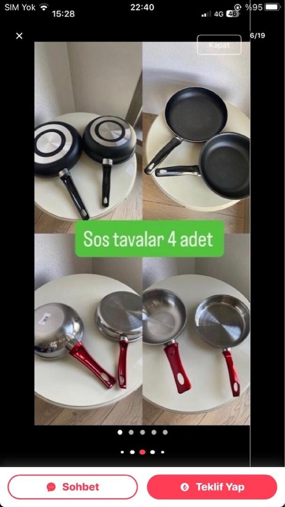 bir koli mutfak eşyaları - 2